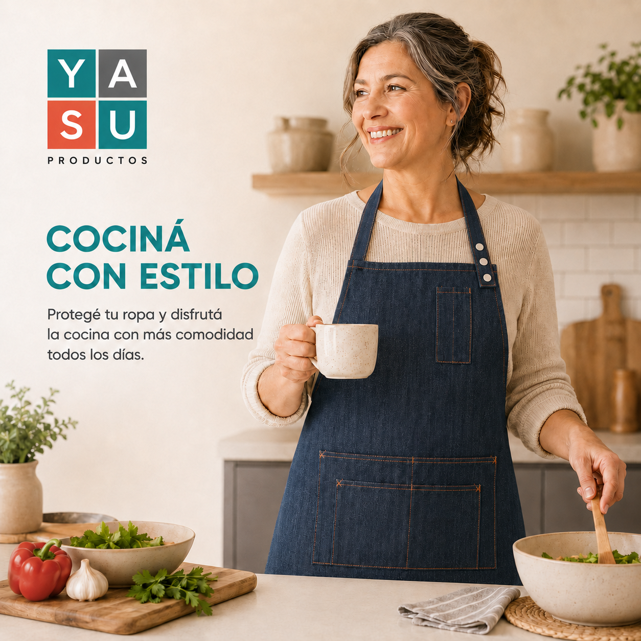 Beneficio delantal 